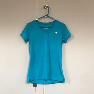 Teal Under Armour T-shirt size sm.